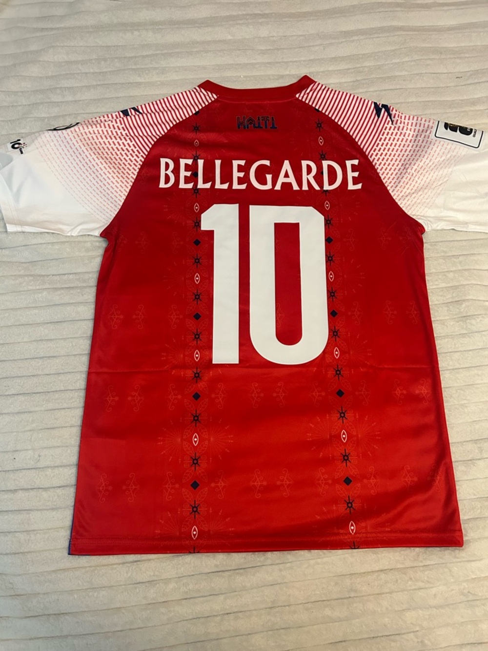 Haiti Red Number 10 Men's Jersey